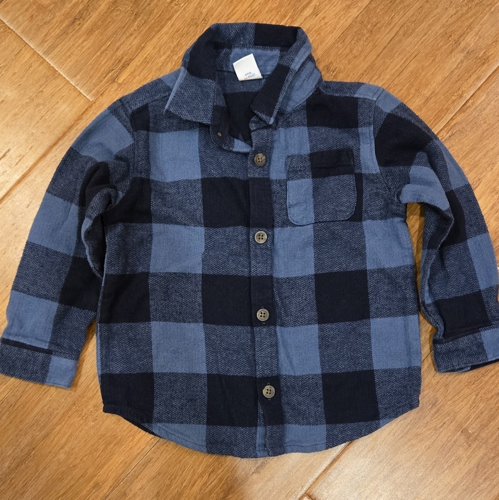 Old Navy Toddler Button Down Long Sleeve Shirt